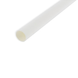 Pajita Recta de Papel Blanco Ø6mm 14,5cm (500 Uds)