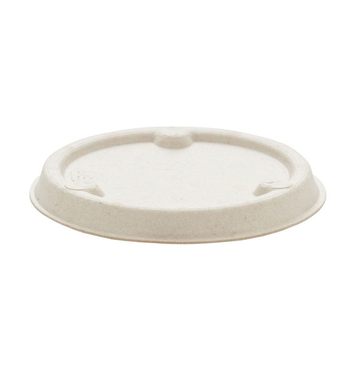 Tapa Tarrina 60ml Caña de Azúcar Natural Ø6,0cm (100 Uds) Tapa Tarrina 60ml Caña de Azúcar Natural Ø6,0cm (100 Uds)