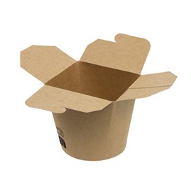 Envase Comida para Llevar 100% Bio Kraft 26Oz/780ml (500 Uds)