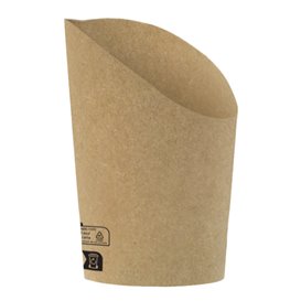 Vaso Desechable Antigrasa Carton Efecto Kraft Mediano (1320 Uds)