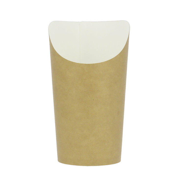 Vaso Desechable Antigrasa Carton Efecto Kraft Grande (55 Uds) Vaso Desechable Antigrasa Carton Efecto Kraft Grande (55 Uds)