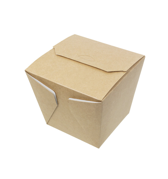 Caja de Comida para Llevar Wok Kraft 450ml (25 Uds) Caja de Comida para Llevar Wok Kraft 450ml (25 Uds)