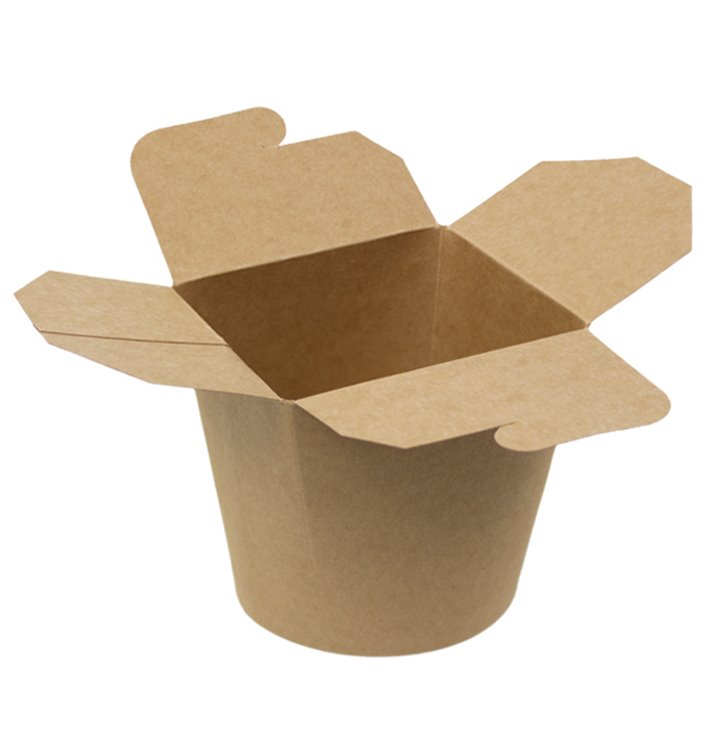 Envase Comida para Llevar 100% Bio Kraft 26Oz/780ml (500 Uds) Envase Comida para Llevar 100% Bio Kraft 26Oz/780ml (500 Uds)