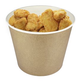 Cubo de Cartón para Pollo 130Oz/3990ml (300 Uds)