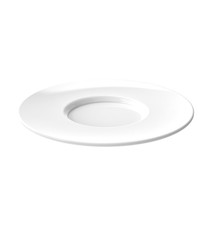 Plato Reutilizable SAN para Taza "Cappuccino" Blanco 166ml (6 Uds) Plato Reutilizable SAN para Taza "Cappuccino" Blanco 166ml (6 Uds)