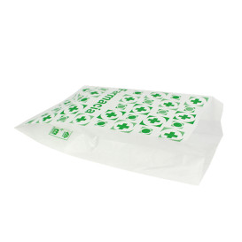 Bolsa de Papel Blanca Farmacia 14+7x28cm (1000 Uds)