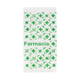 Bolsa de Papel Blanca Farmacia 14+7x28cm (250 Uds)