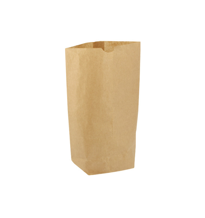 Bolsa de Papel Cilíndrica con Base Hexagonal Kraft 23x35cm (50 Uds) Bolsa de Papel Cilíndrica con Base Hexagonal Kraft 23x35cm (50 Uds)