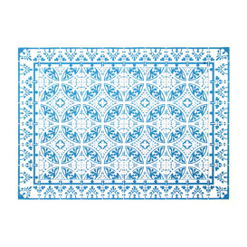 Mantel Individual Papel 30x40cm "Alhambra" Turquesa 50g/m² (1000 Uds)