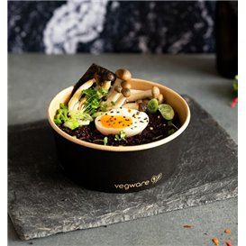 Envase MenuBox Cartón Kraft 20x20x8,5cm (55 Uds)