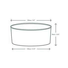 Envase MenuBox Cartón Kraft 20x15x7cm (200 Uds)