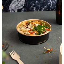 Envase Hamburguesa Cartón Kraft 14x13,5x6,5cm (50 Uds)