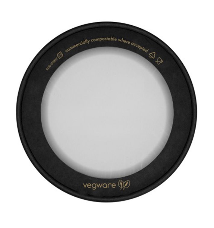 Envase Hamburguesa Cartón Kraft con Ventana 14x13,5x6,5cm (50 Uds)