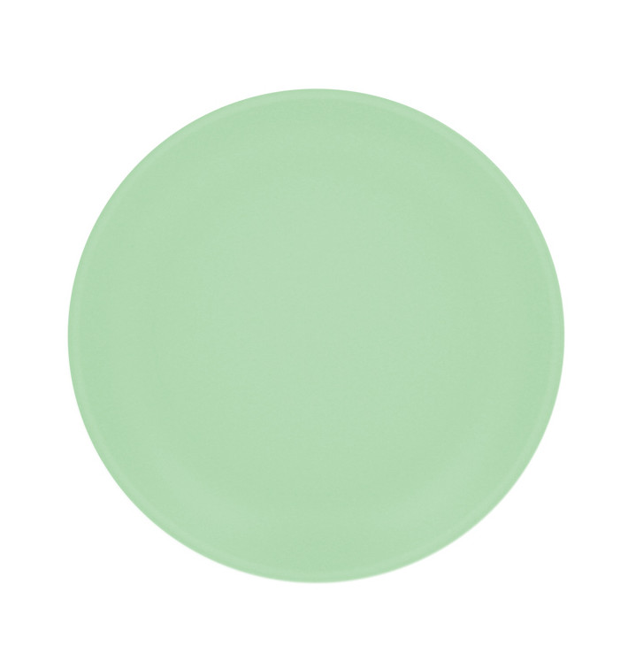 Plato Reutilizable Durable PP Mineral Verde Ø27,5cm (6 Uds) Plato Reutilizable Durable PP Mineral Verde Ø27,5cm (6 Uds)
