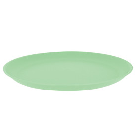 Plato Reutilizable Durable PP Mineral Verde Ø27,5cm (6 Uds)