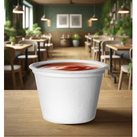 Tarrina Caña de Azucar Bagazo Blanca 120ml (1800 Uds)