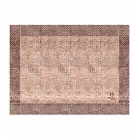 Mantel Individual de Papel Kraft "Arpillera" 30x40cm 40g/m² (1.000 Uds)