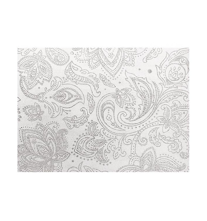 Mantel Rollo TNT 1,2x50m "Mandala" Gris 50g/m² P40cm (1 Ud) Mantel Rollo TNT 1,2x50m "Mandala" Gris 50g/m² P40cm (1 Ud)