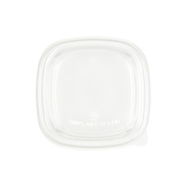 Tapa de Plástico rPET Transparente de 13x13cm (50 uds)