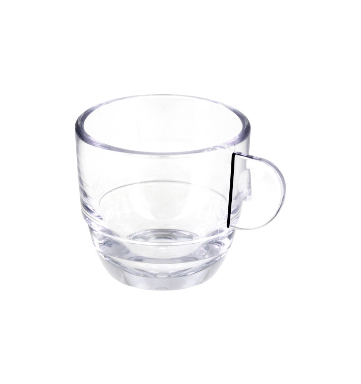 Taza Reutilizable SAN "Espresso" Transparente 80ml (6 Uds) Taza Reutilizable SAN "Espresso" Transparente 80ml (6 Uds)