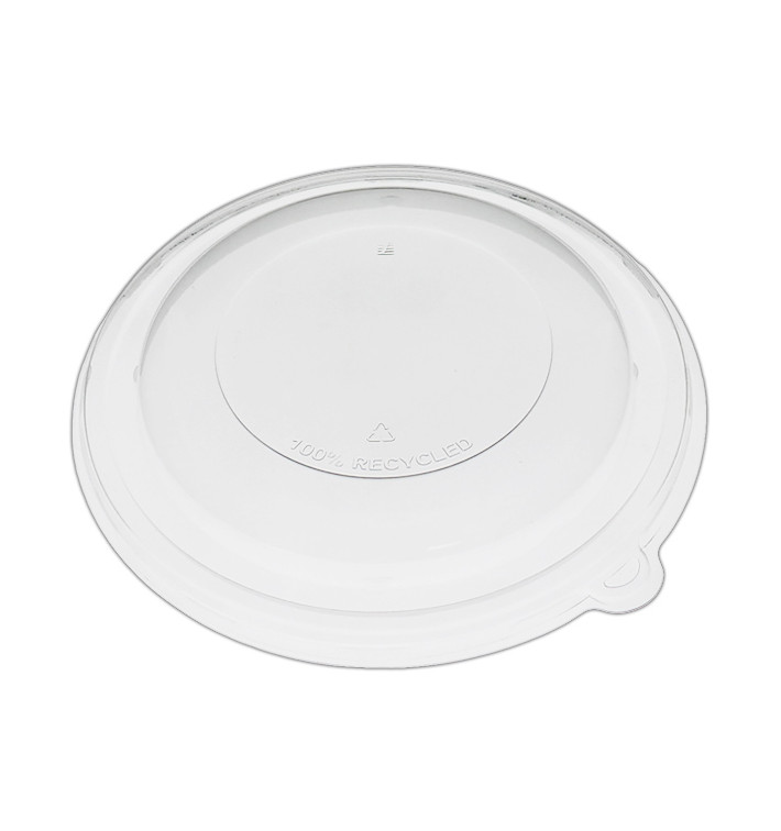 Tapa Cúpula de Plástico rPET Cristal Ø21x3cm (25 Uds) Tapa Cúpula de Plástico rPET Cristal Ø21x3cm (25 Uds)