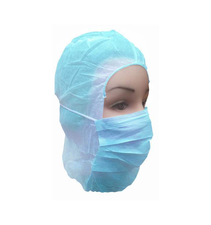 Gorro Integral en Polipropileno Azul (50 Uds) Gorro Integral en Polipropileno Azul (50 Uds)