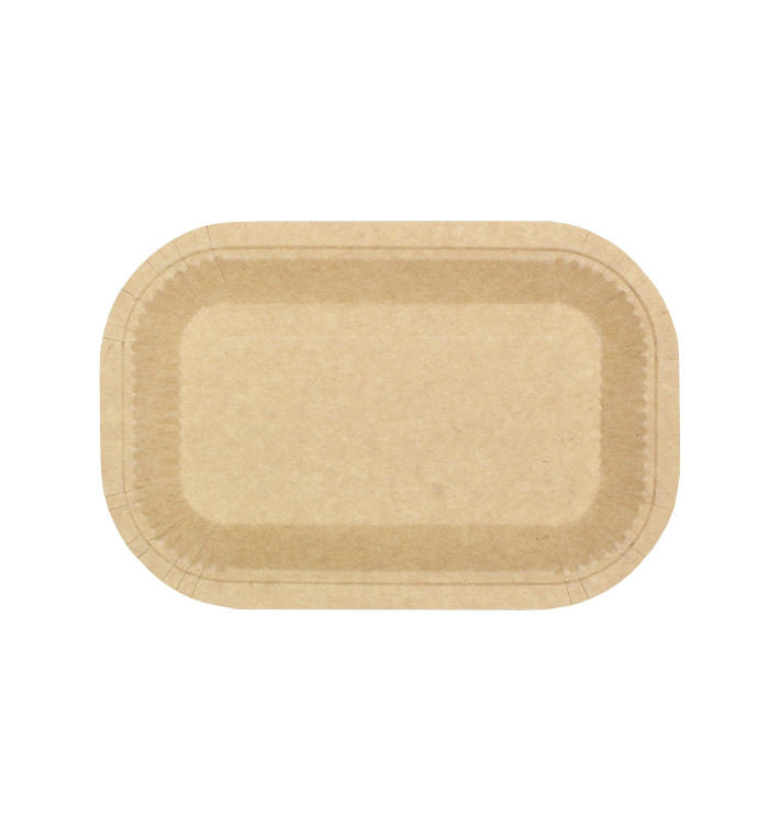 Bandeja de Cartón Antigrasa Kraft 15x23cm 245g/m² (50 Uds) Bandeja de Cartón Antigrasa Kraft 15x23cm 245g/m² (50 Uds)