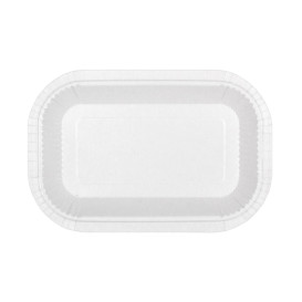 Bandeja de Cartón Antigrasa Blanco 15x23cm 250g/m² (50 Uds)