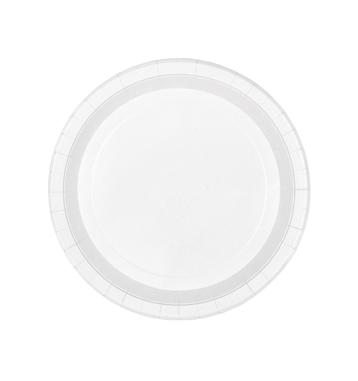Plato de Carton Redondo Blanco Ø26cm 200g/m² (50 Uds) Plato de Carton Redondo Blanco Ø26cm 200g/m² (50 Uds)