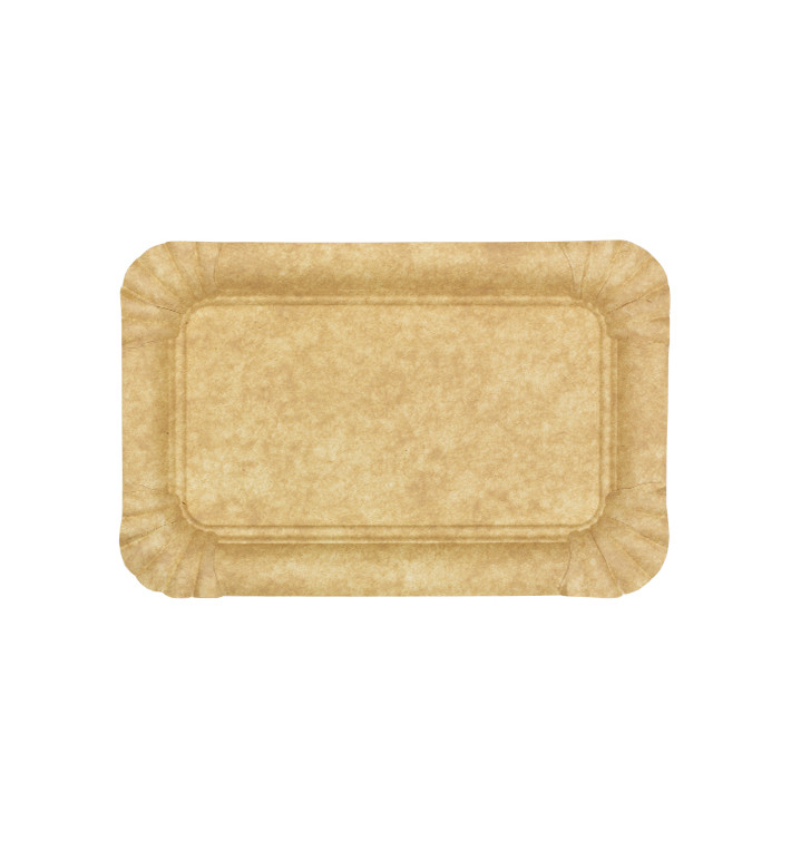 Bandeja de Cartón Kraft "Flower" 12x19cm 295g/m² (50 Uds) Bandeja de Cartón Kraft "Flower" 12x19cm 295g/m² (50 Uds)