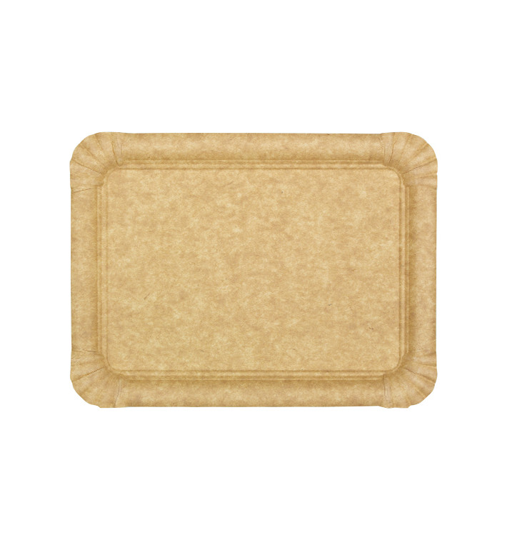 Bandeja de Cartón Kraft "Flower" 18x24cm 345g/m² (50 Uds) Bandeja de Cartón Kraft "Flower" 18x24cm 345g/m² (50 Uds)