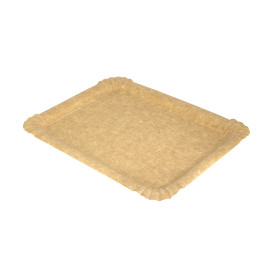 Bandeja de Cartón Kraft "Flower" 18x24cm 345g/m² (50 Uds)