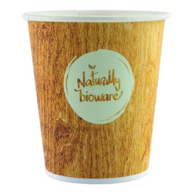 Vaso de Carton Eco. BioWare PLA 4Oz/120ml Ø6,2cm (80 Uds)