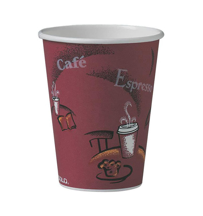 Vaso Cartón 12 Oz/360ml "Bistro" Ø8,9cm (50 Uds) Vaso Cartón 12 Oz/360ml "Bistro" Ø8,9cm (50 Uds)