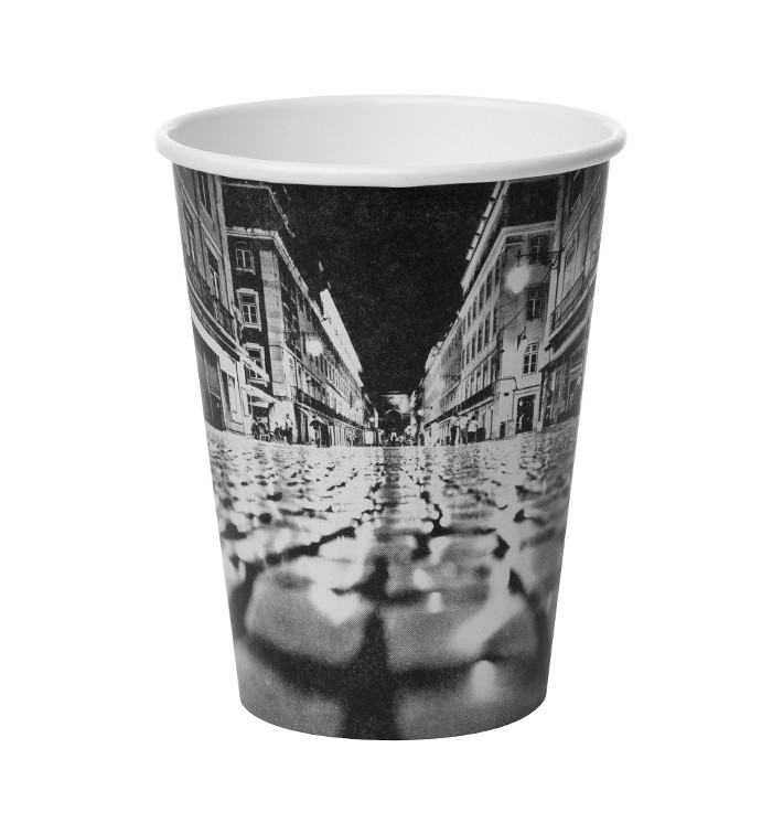 Vaso Cartón 12 Oz/360ml "Parisian" Ø8,9cm (50 Uds) Vaso Cartón 12 Oz/360ml "Parisian" Ø8,9cm (50 Uds)