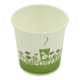 Vaso de Cartón y PLA 8 Oz/250ml (12 Uds)