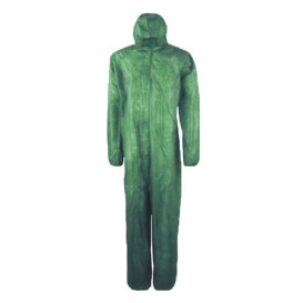 Mono TST PP Con Capucha y Cierre Cremallera Talla L Verde (1 Ud)