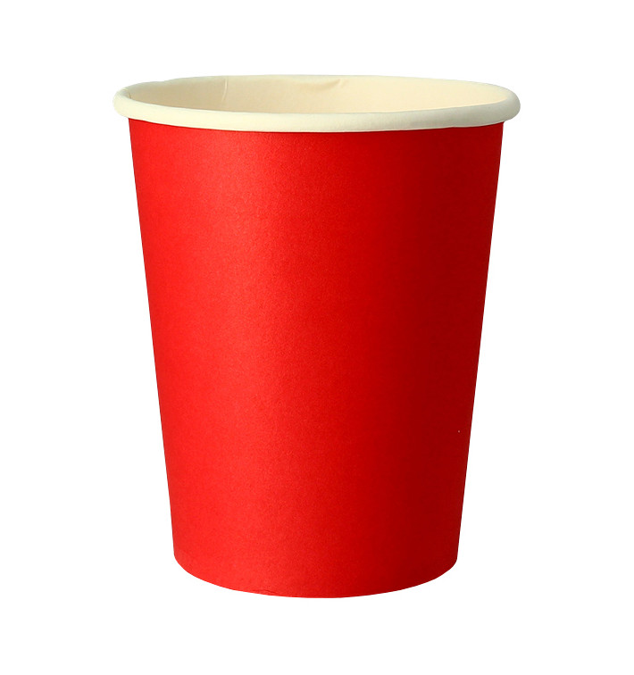 Vaso Cartón 9 Oz/240ml Rojo "Party" (10 Uds)