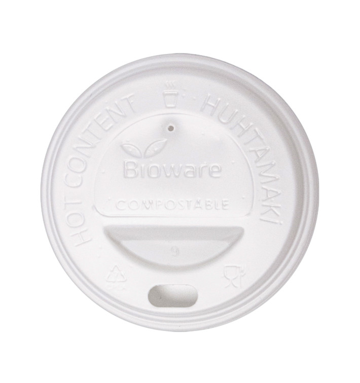 Tapa Travel CPLA para Vaso Cartón Ø6,2cm (100 Uds) Tapa Travel CPLA para Vaso Cartón Ø6,2cm (100 Uds)