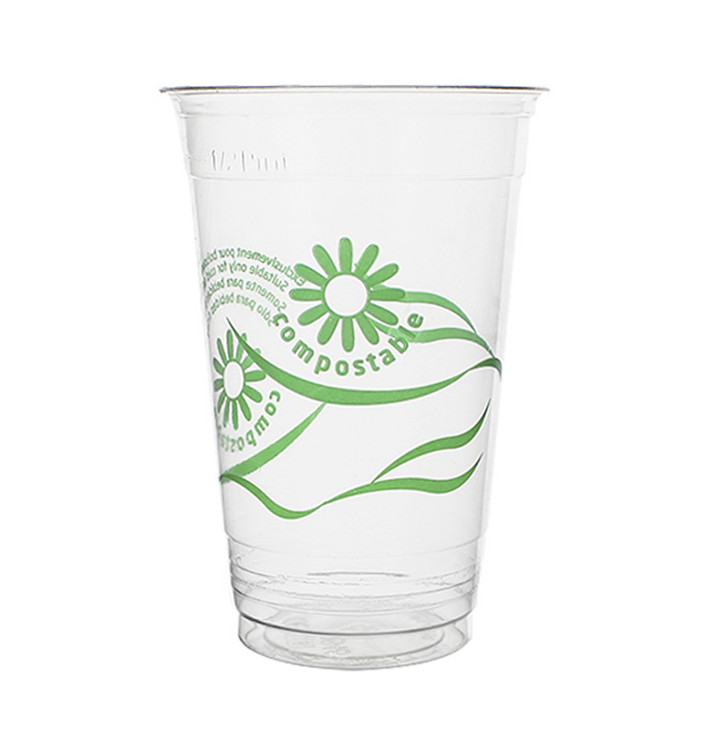 Vaso PLA "Green Spirit" Transparente 330ml (50 Uds) Vaso PLA "Green Spirit" Transparente 330ml (50 Uds)