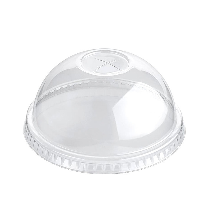 Tapa Cúpula con Cruz PET Cristal Ø9,4cm (100 Uds) Tapa Cúpula con Cruz PET Cristal Ø9,4cm (100 Uds)