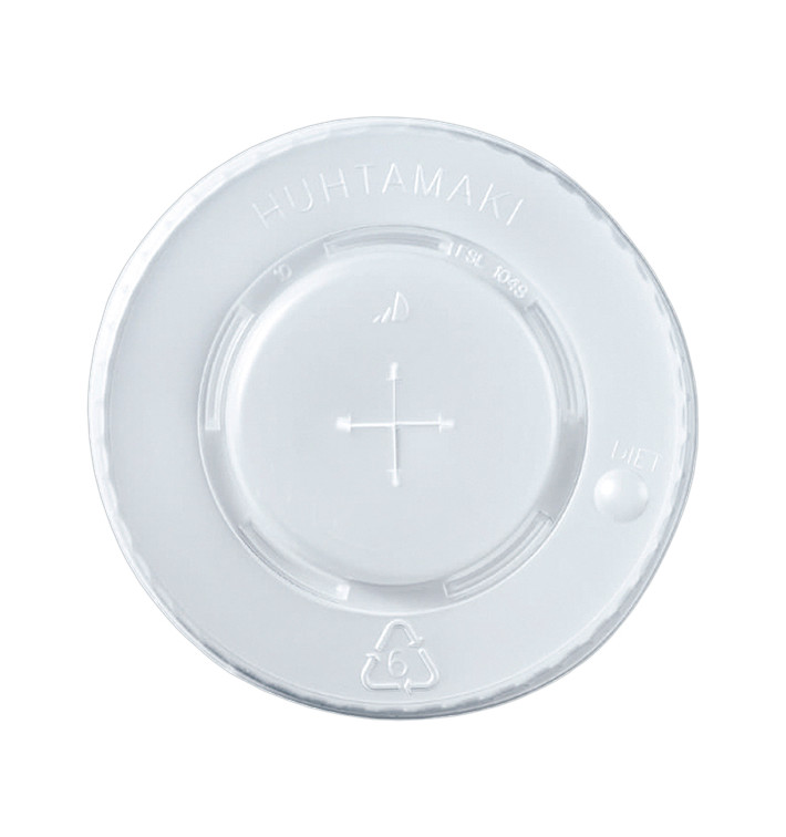 Tapa Plana Cruz PS para Vaso Cartón "Enjoy" Ø9,0cm (100 Uds) Tapa Plana Cruz PS para Vaso Cartón "Enjoy" Ø9,0cm (100 Uds)