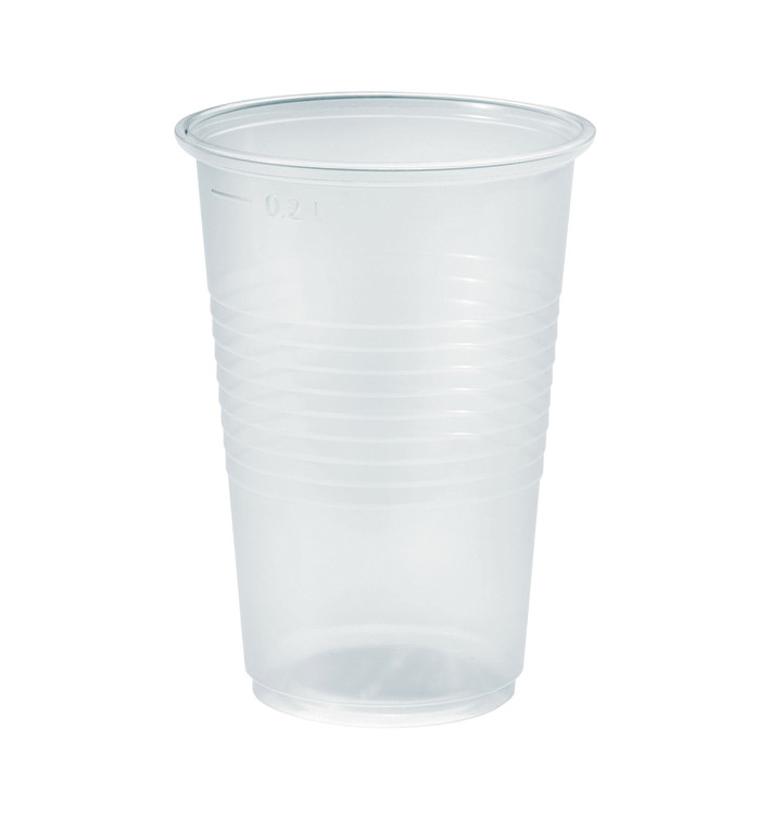 Vaso de Plastico PP Transparente 230ml Ø7,0cm (100 Uds) Vaso de Plastico PP Transparente 230ml Ø7,0cm (100 Uds)