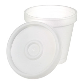 Tapa PS Traslúcida para Vaso Foam EPS 4Oz/120ml Ø6,9cm (100 Uds)