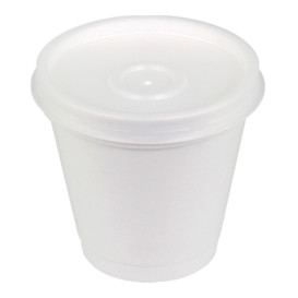 Tapa PS Traslúcida para Vaso Foam EPS 4Oz/120ml Ø6,9cm (100 Uds)
