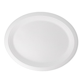 Bandeja Caña de Azucar Blanca 320x255x21mm (50 Uds)