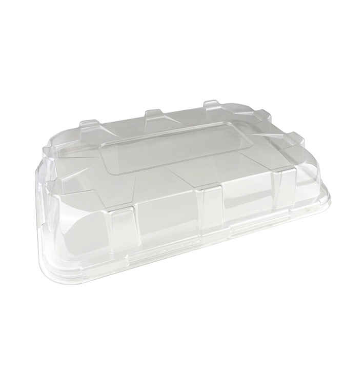 Tapa de Plástico PS para Bandeja de 55x37x8cm (5 Uds) Tapa de Plástico PS para Bandeja de 55x37x8cm (5 Uds)