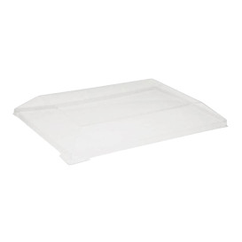 Tapa de Plástico PET Transparente 15,5x8,5cm (25 Uds)