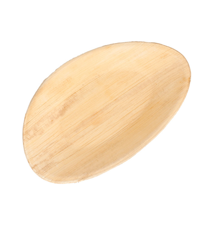 Bandeja Ovalada Hoja de Palma 26x16x2,5cm (25 Uds) Bandeja Ovalada Hoja de Palma 26x16x2,5cm (25 Uds)