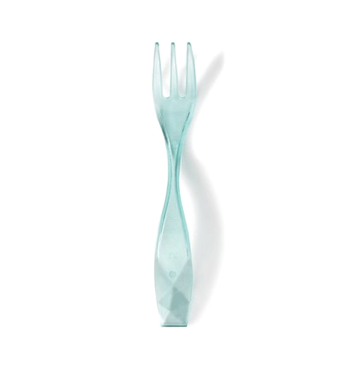 Minitenedor Degustacion "Charme" Water Green 10cm (600 Uds) Minitenedor Degustacion "Charme" Water Green 10cm (600 Uds)
